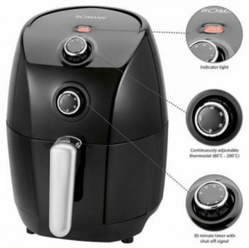 Friteuse Électrique 1,5 L Sans Huile