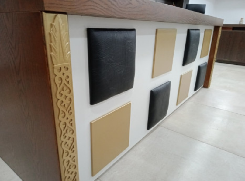 ENSEMBLE DE BUREAU EN BOIS MASSIF