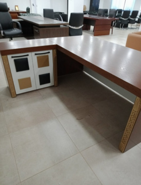 ENSEMBLE DE BUREAU EN BOIS MASSIF
