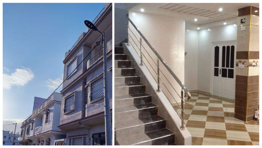 finished villa located in honaine wilaya of tlemcen, 2 facade