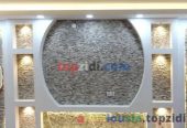 Décorations d’écran de télévision en gypse