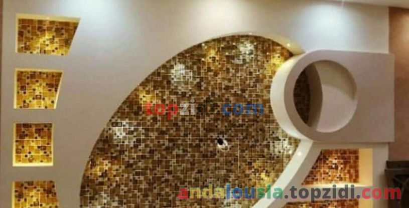 Décorations d’écran de télévision en gypse