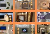 Décorations d’écran de télévision en gypse
