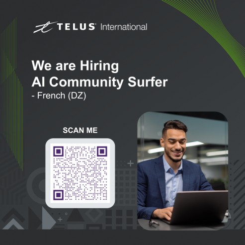 Online Remote Work – French Speaking AI Community Surfer