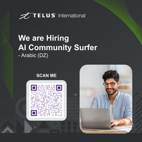 Online Work from Home – AI Community Surfer – Arabic Speakers