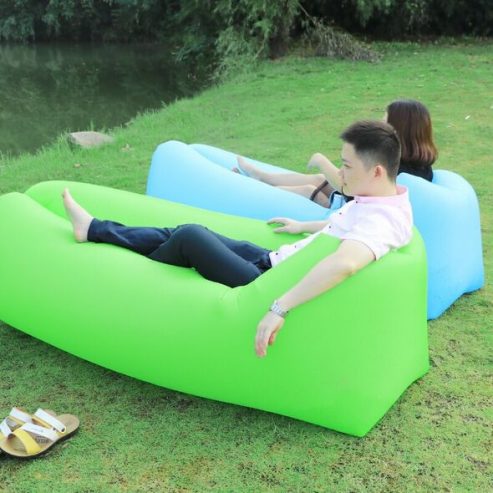 Relaxation chair with a long air bag in the modern design and maximum comfort of the Mega Lounge Original sofa