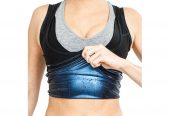 Sweat femme en tissu polymère pour augmenter la chaleur et éliminer les toxines du corps