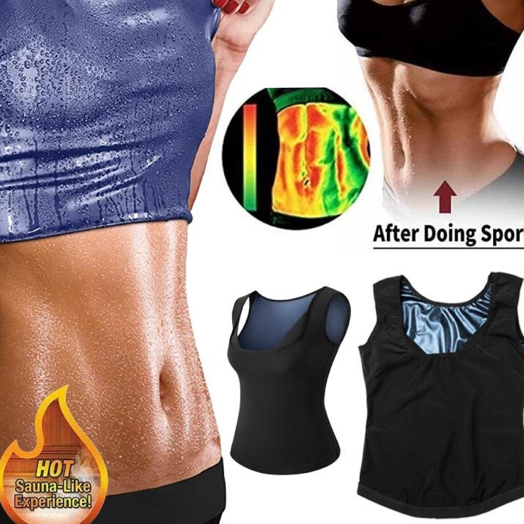 Sweat femme en tissu polymère pour augmenter la chaleur et éliminer les toxines du corps