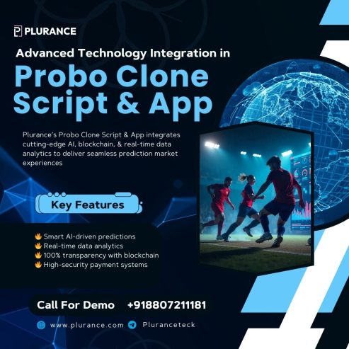 Launch Your Own Prediction Marketplace with Plurance’s Probo Clone Script!