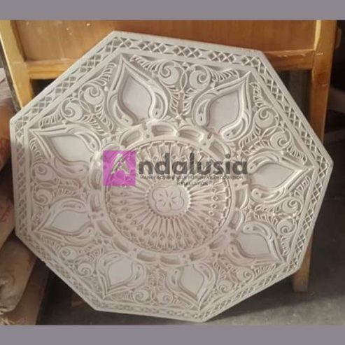 Arabic roses on the plate