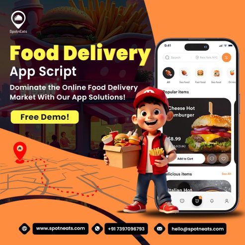 Launch your AI powered UberEats Clone from SpotnEats Experts