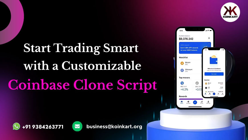Start Trading Smart with a Customizable Coinbase Clone Script