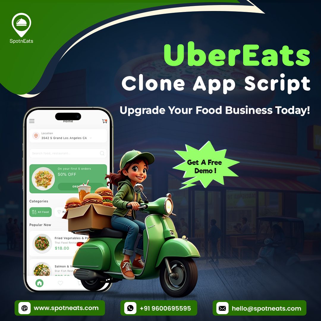 Expert AI UberEats Clone App for Food Delivery Success